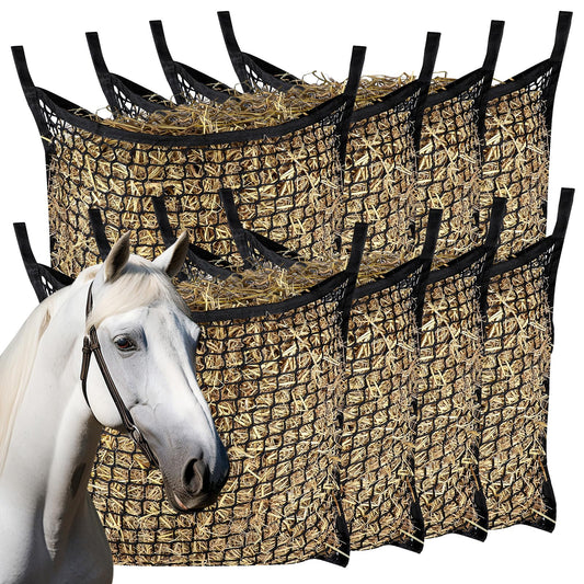 8 PCS Slow Feed Hay Net