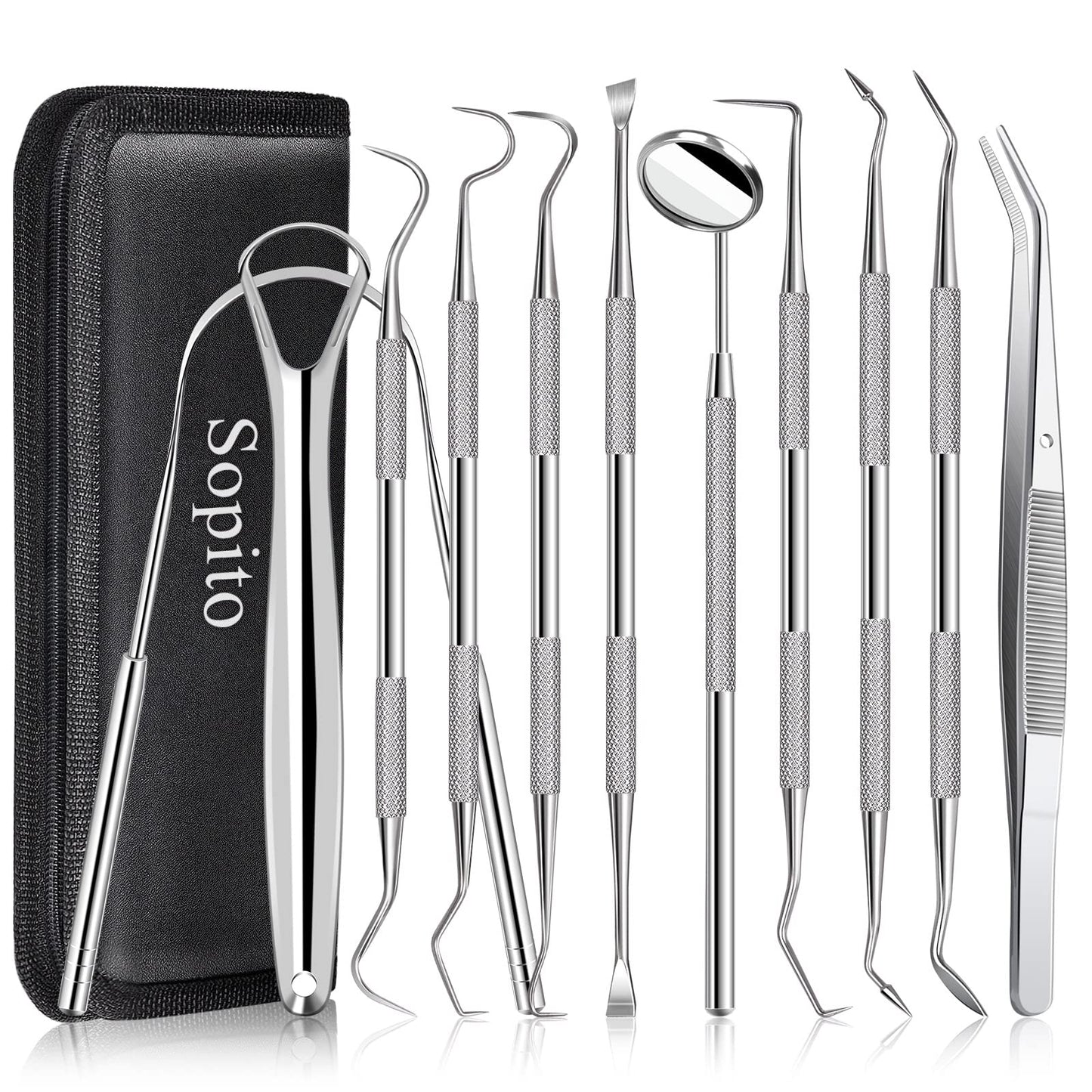 Dental Tools Sopito 11pcs Teeth Cleaning Tools Plaque Remover at Horsey Horse