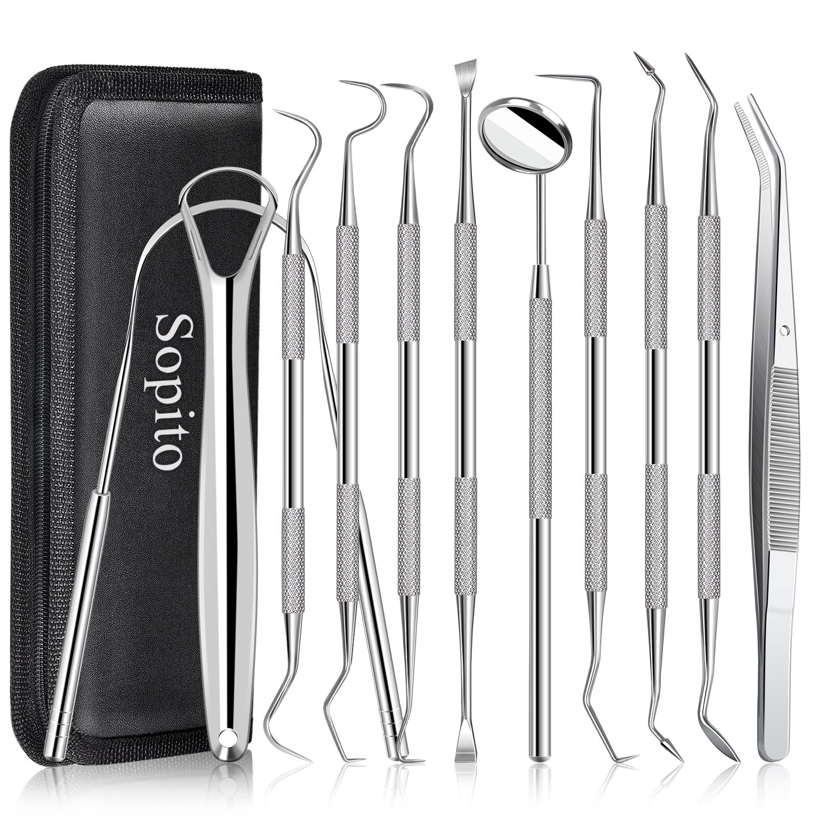 Dental Tools Sopito 11pcs Teeth Cleaning Tools Plaque Remover at Horsey Horse