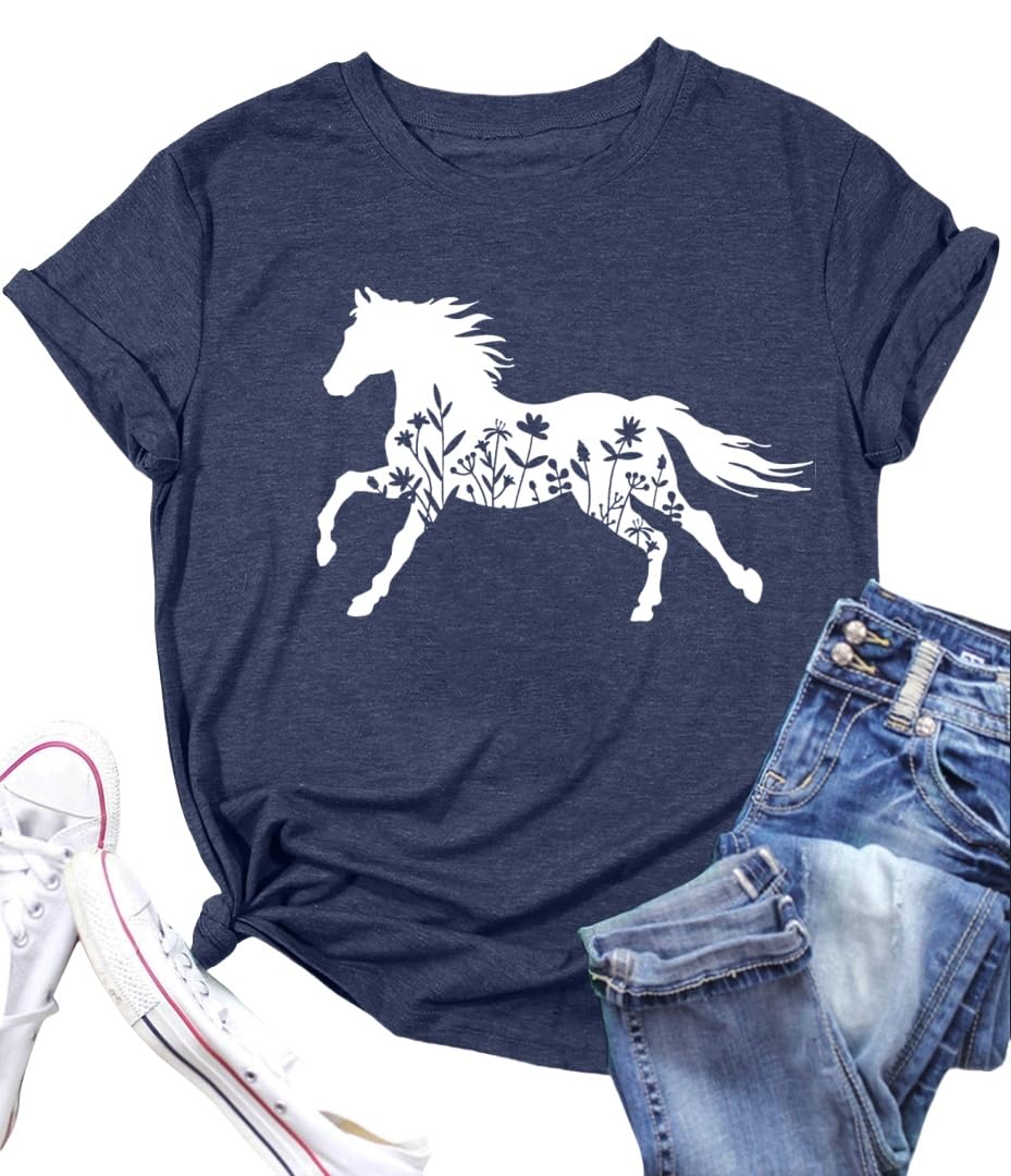Women's Horse Lover Graphic T-Shirt - view 2