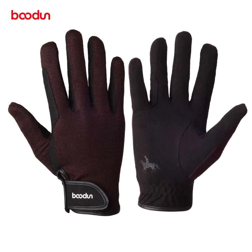 Guansheng 1075 Breathable Riding Gloves - Brown, M - view 3