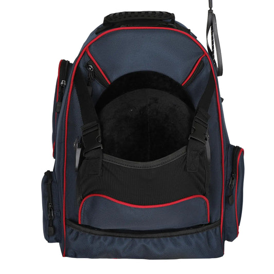 Goloni Large-Capacity Equestrian Backpack - Dark Blue