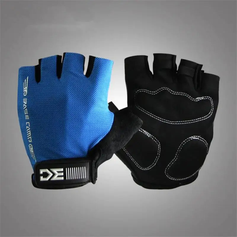 Equestrian Riding Gloves - Blue, M
