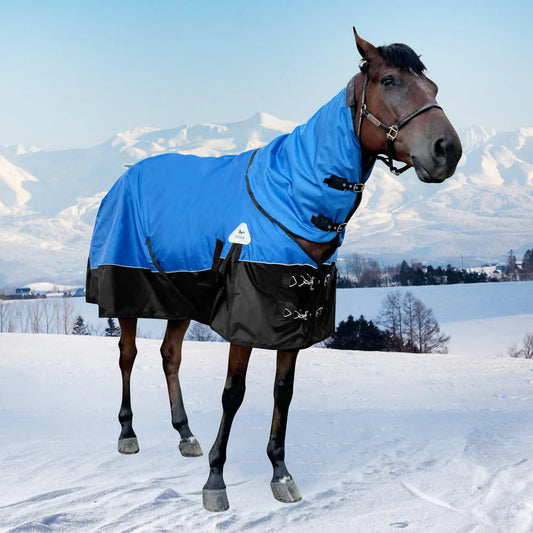 1680D Turnout Blanket with Detachable Neck Cover - US 78in(EU 145cm)