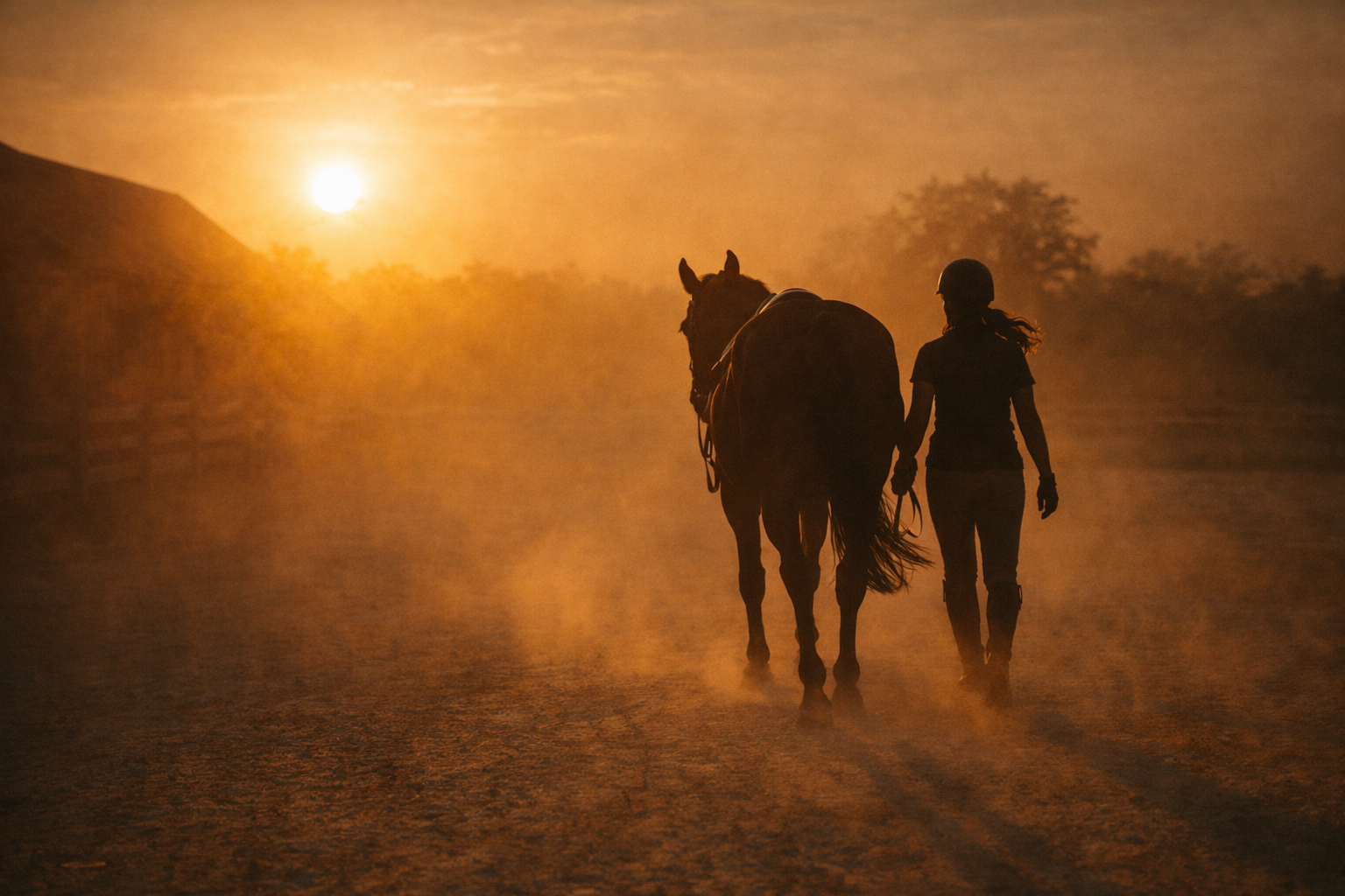 Horse rider with practical tack and barn gear from Horsey Horse