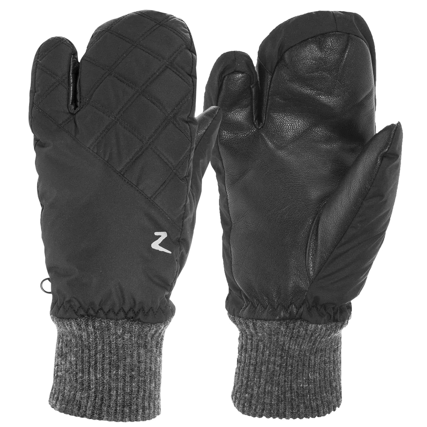 HORZE Adult 3-Finger Winter Riding Mittens - view 2