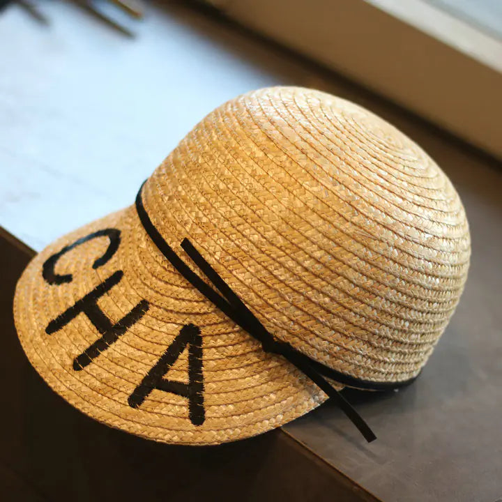 Letter Straw Baseball Cap - view 4
