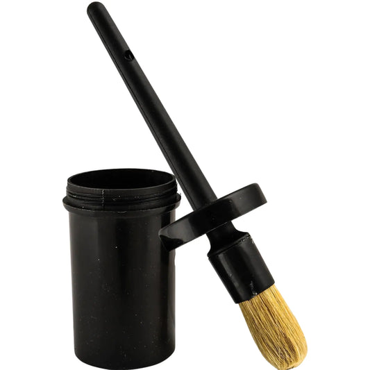 Jeffers Equine Hoof Dressing Brush with Container