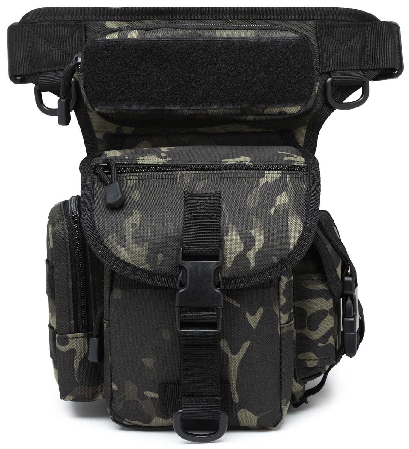 Leg Pouch Bag For Horse Riding (Black Camo) at Horsey Horse
