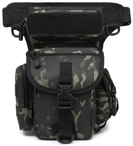 Leg Pouch Bag For Horse Riding (Black Camo) at Horsey Horse