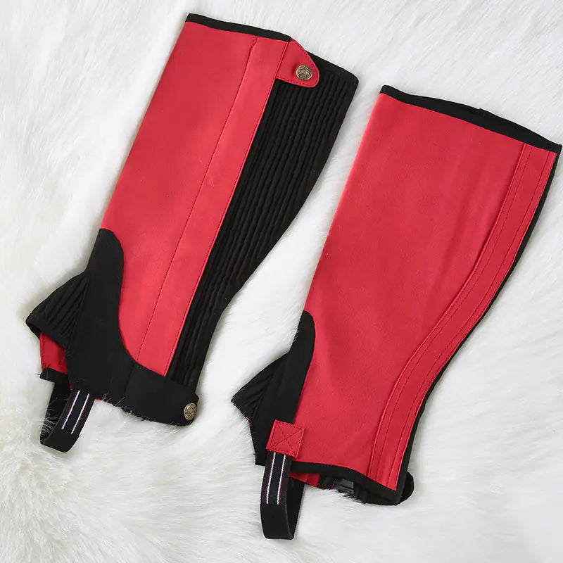 Equestrian Riding Leggings with Knee Pads - Black / Child, L - view 2