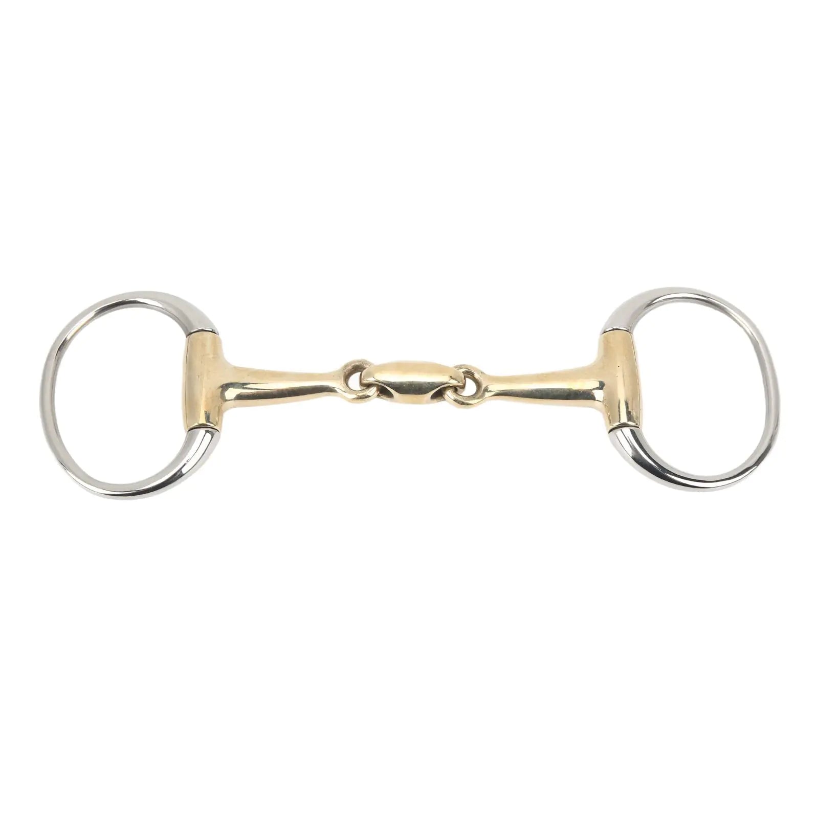 Double-Jointed Loose Ring Snaffle Bit with Copper Link - view 2