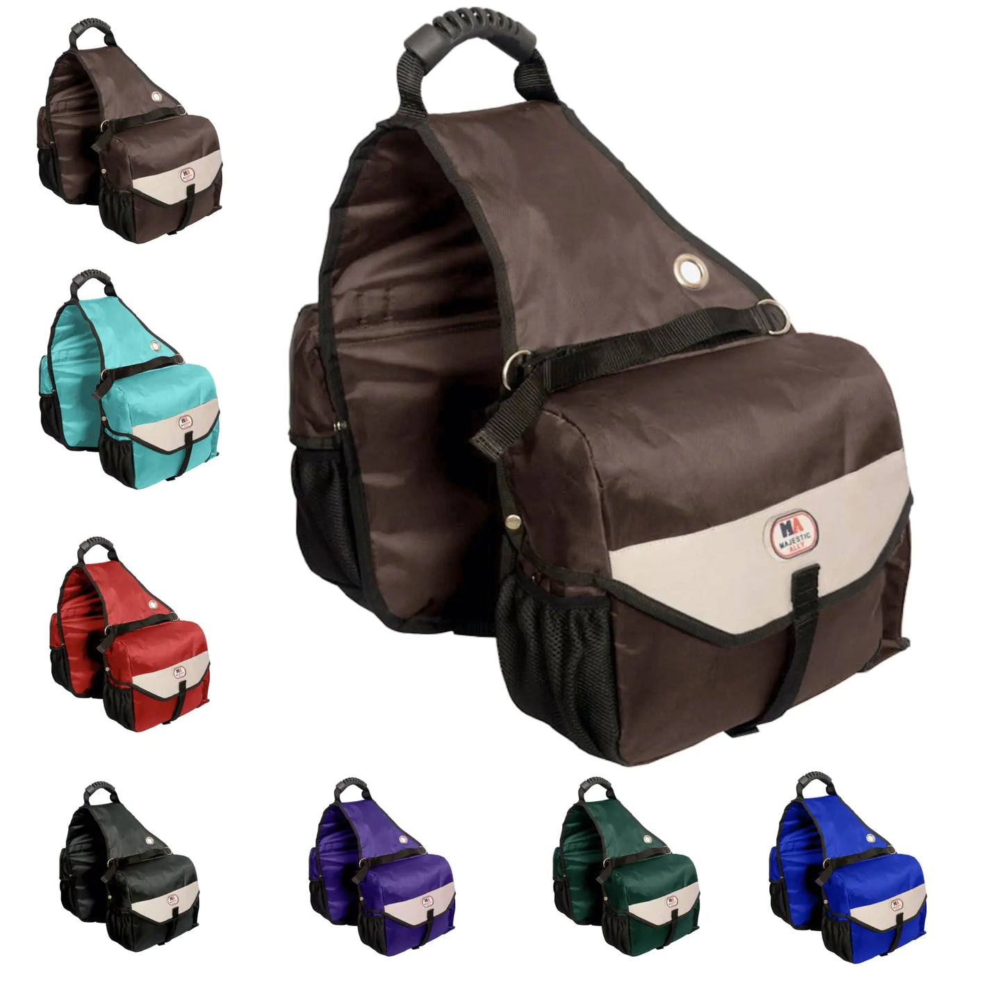 Majestic Ally Insulated Saddle Bag - Brown