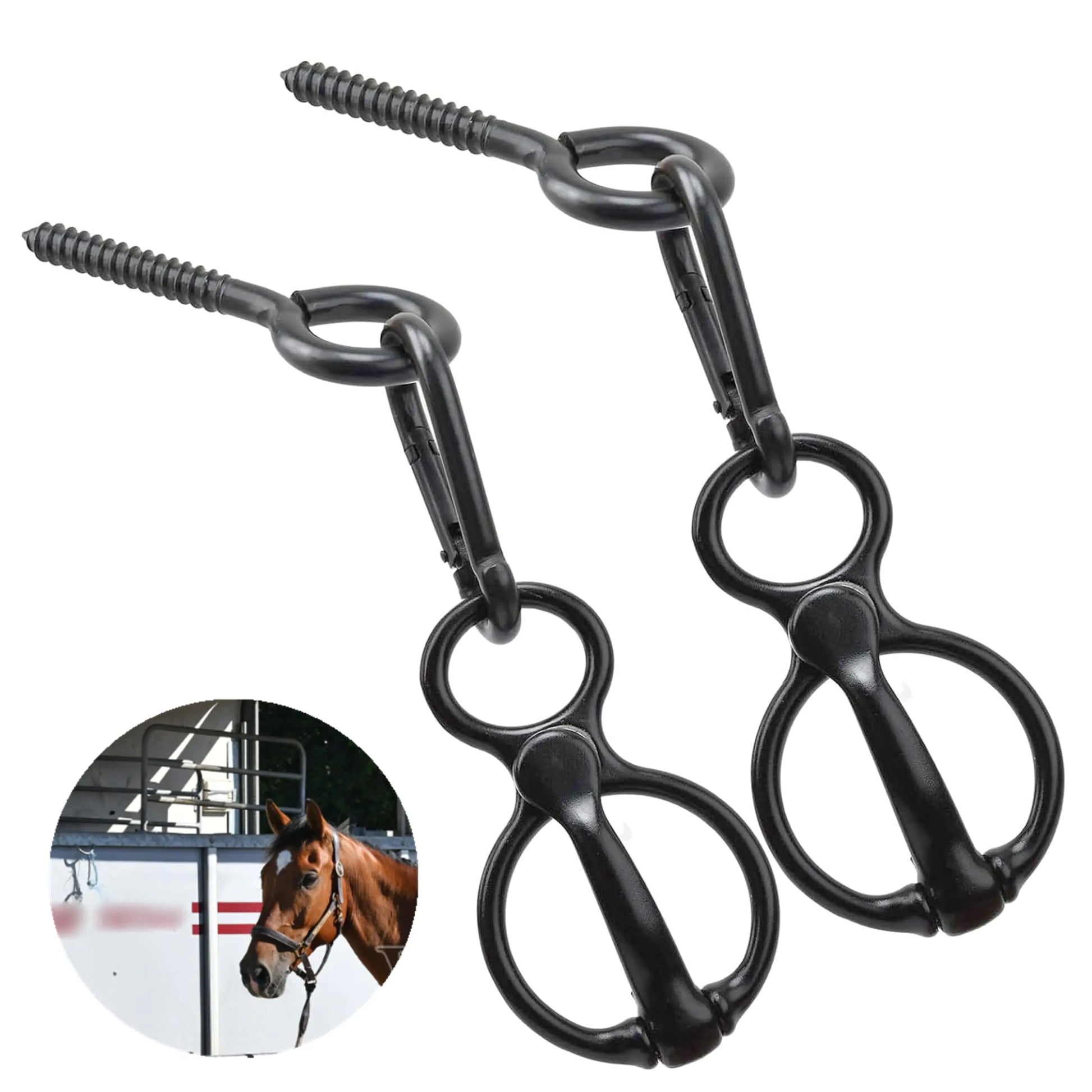 HDYEGIOU Humane Horse Tie Ring Set - view 2