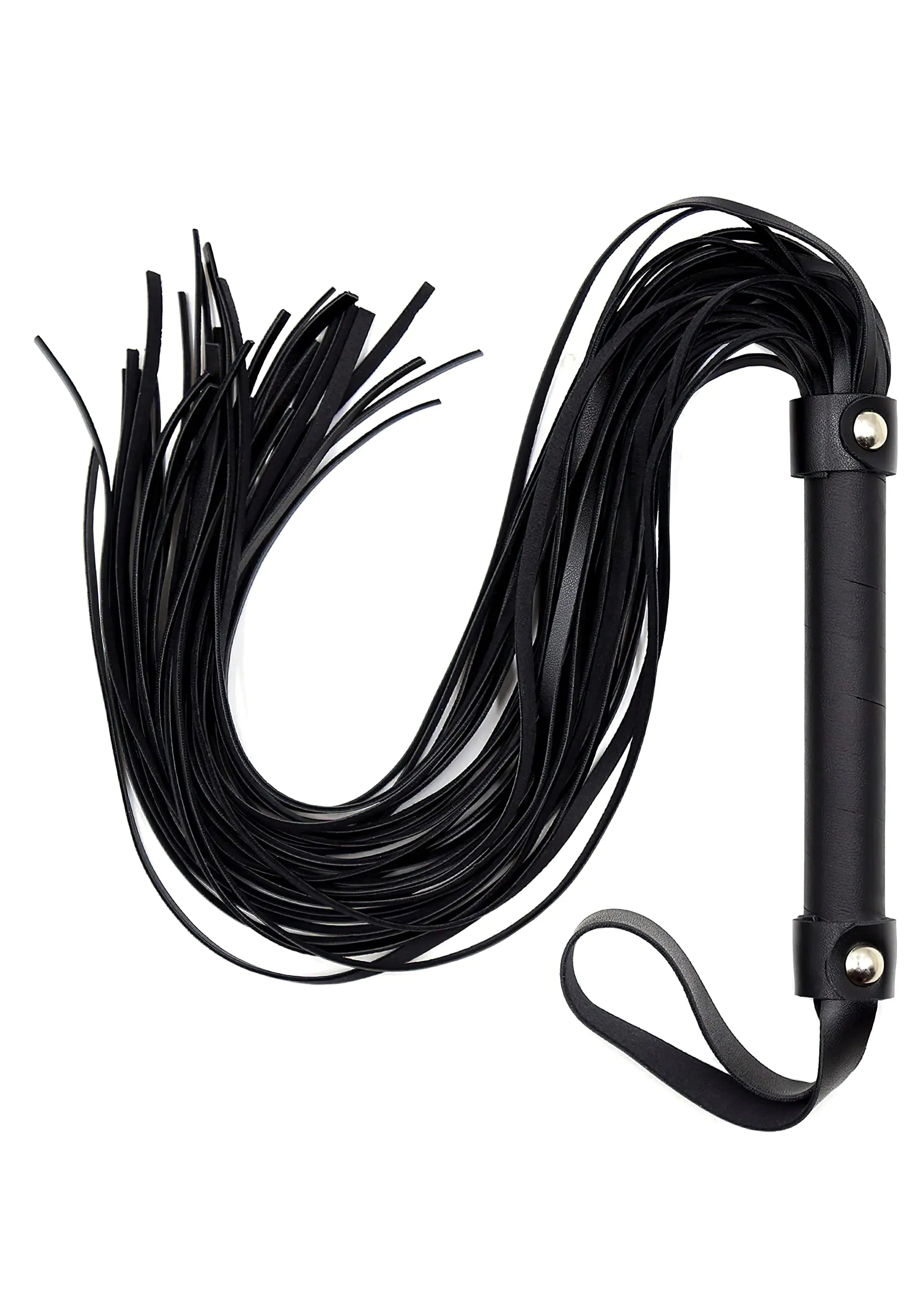 MALINERO Black Faux Riding Whip