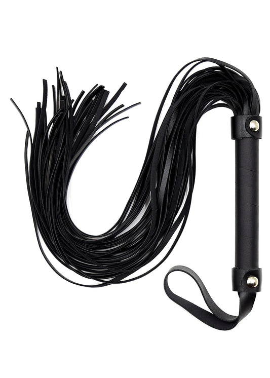 MALINERO Black Faux Riding Whip