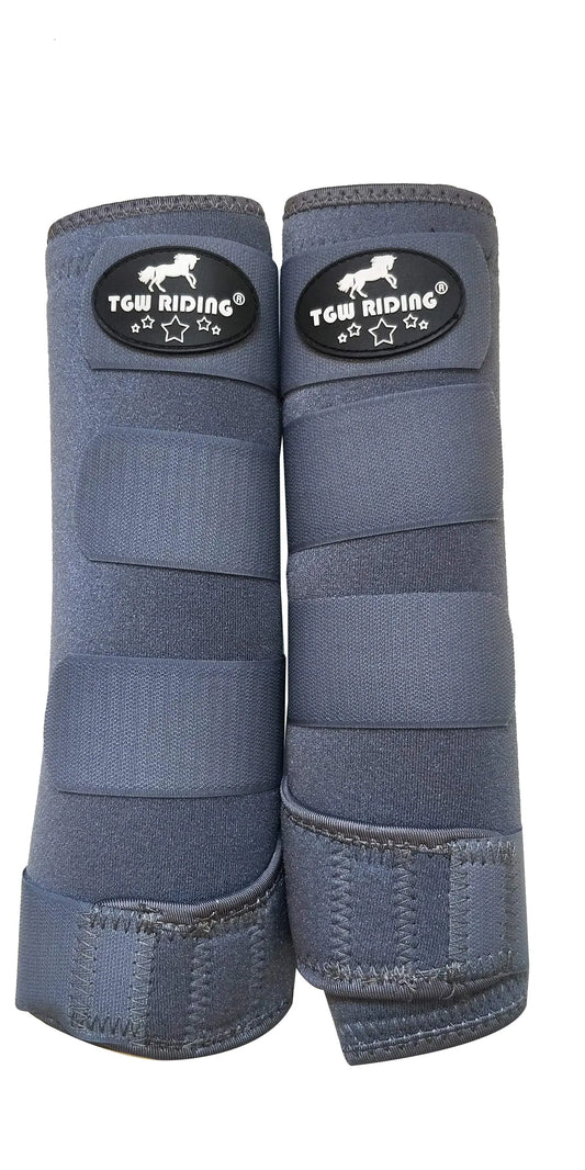 TGW RIDING Sports Medicine Boots - Gray, Medium