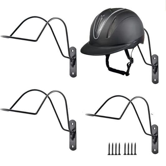 HDEYGIOU Wall-Mount Helmet Rack, 4-Pack