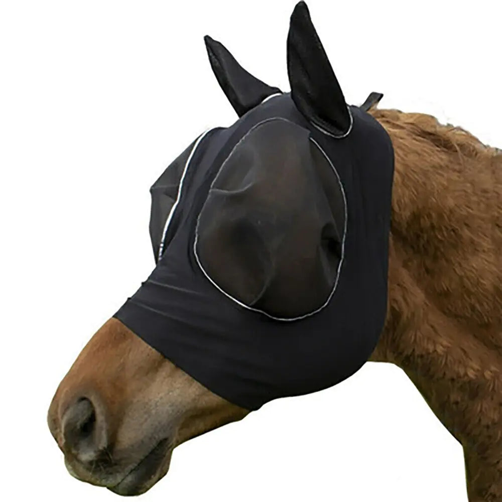 Horse Face Mosquito Protection Cover - Grey - view 5